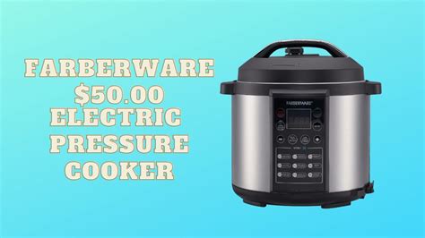 Farberware Electric Pressure Cooker Recipes IT Recipeze