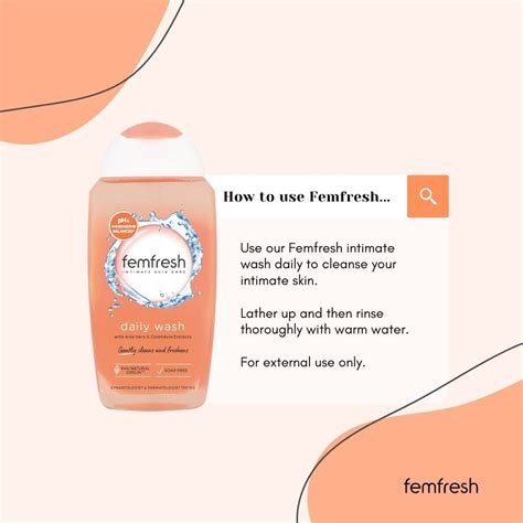 Femfresh Intimate Hygiene Daily Intimate Wash 250Ml Health & Household