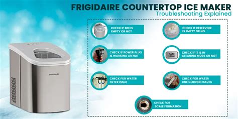 Frigidaire 26 lb. Countertop Ice Maker EFIC117SS, Black Stainless