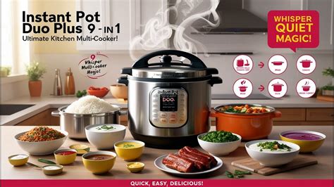 Instant Pot® Duo™ Plus 6quart MultiUse Pressure Cooker with Whisper