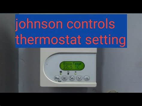 Johnson Controls Thermostat Dial How To Use Models are available with