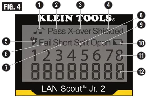 KLEIN TOOLS VDV526200 LAN Scout Jr. 2 Cable Tester Instruction Manual