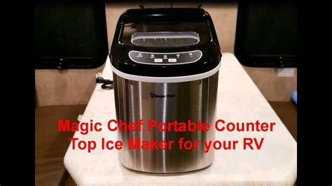 Magic Chef Mcim22sv 27poundcapacity Portable Ice Maker (silver with
