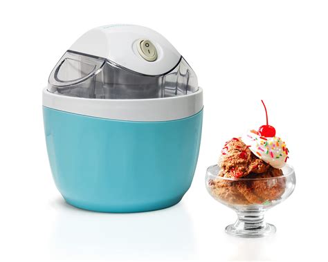 Nostalgia 4 Qt. Vanilla White Swirl Cone Ice Cream Maker NPICMSC4VNL