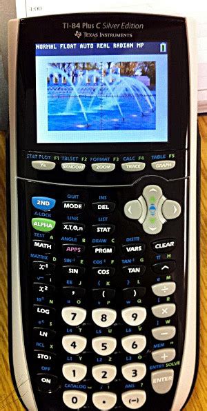 Texas Instruments Ti84 Plus Silver Edition Ti84 Graphing Graphic
