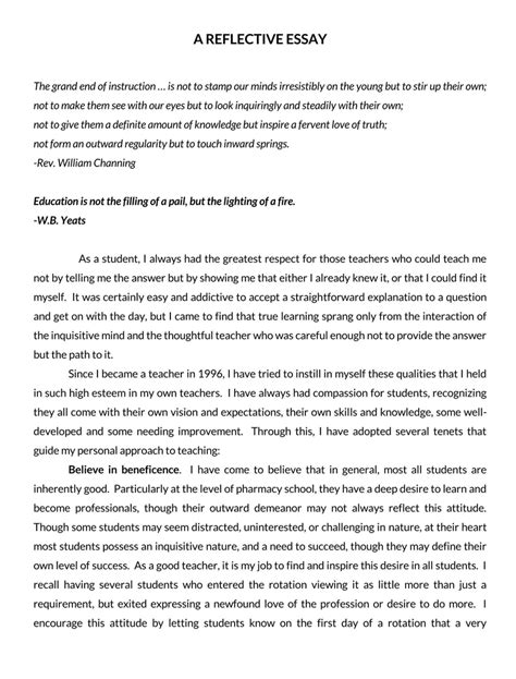 How to Write a Reflection Paper Expert Guide with Example