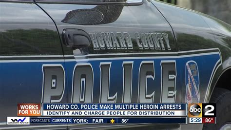 howard county arrests