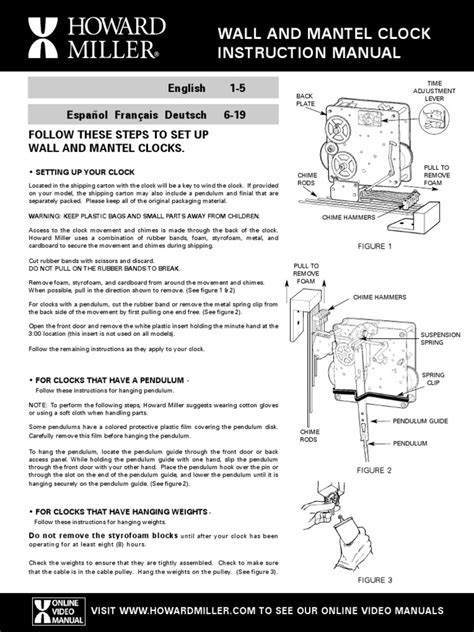 Howard Miller Atomic Clock Instructions