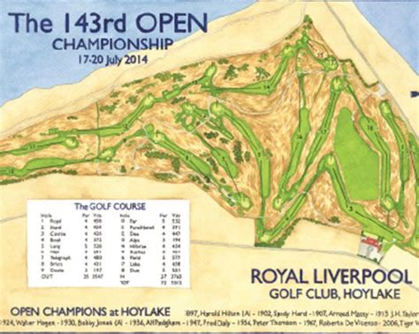 hoylake golf club map