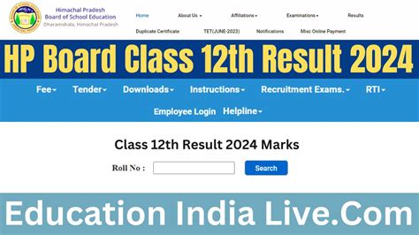 hp 12th result 2024