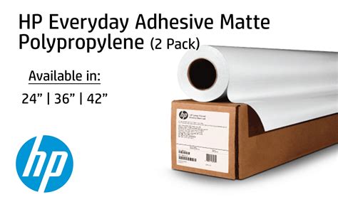 Hp Adhesive Matte Polypropylene