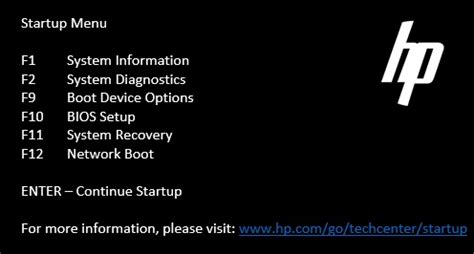 Hp Desktop Enter Boot Menu