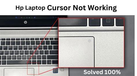 hp laptop cursor pointer not working