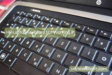 hp laptop keyboard checker