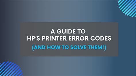 Hp Laserjet Printer Printing Error