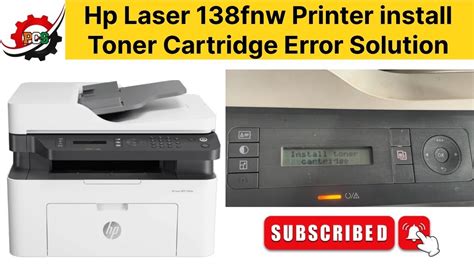 Hp Printer Install Toner Cartridge Error