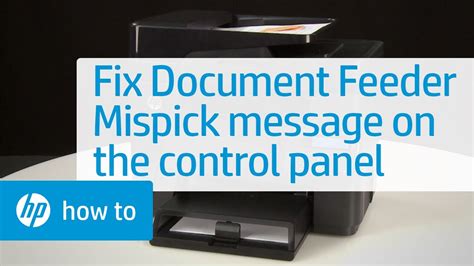 Hp Printer Won't Scan From Document Feeder