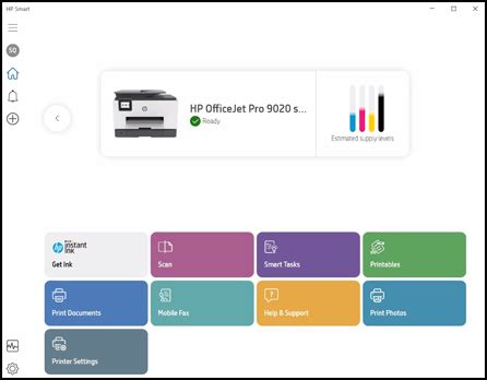 hp smart app for printer