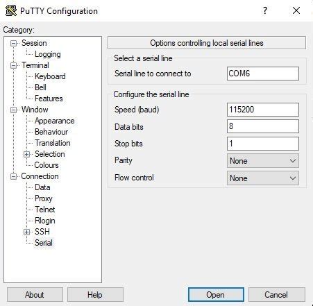 Hp Switch Console Settings Putty