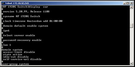 Hp Switch Enable Command