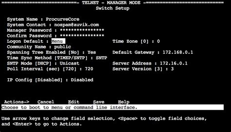 Hp Switch Write Memory Command