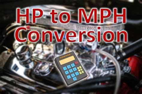 hp to bhp conversion