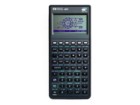 Hewlett Packard HP 48GX Graphing Calculator With Case and Manual