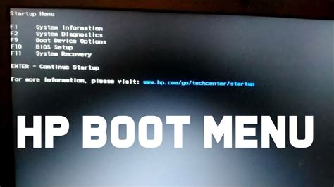 HP Boot Menu How to HP Notebook 14 Boot USB Pen Drive HP Core i3