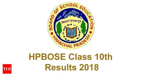 hpbose 10th result 2018 topper