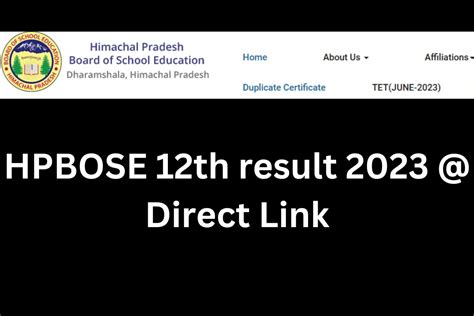 hpbose dharamshala hp 12th result 2023