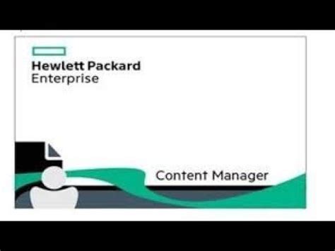 hpe content manager desktop addins registry