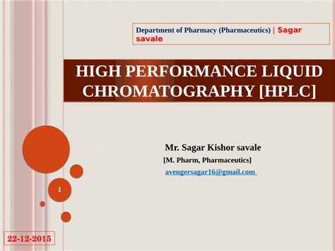 hplc chromatography slideshare