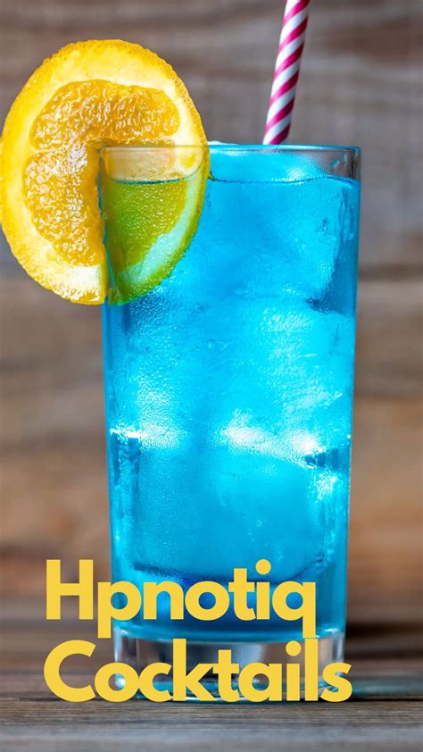 Hpnotiq Mixed Drinks