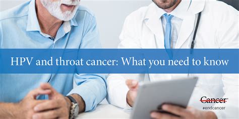 hpv men throat cancer symptoms