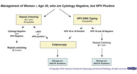 hpv positive pap smear guidelines