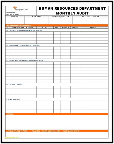 hr annual report template excel
