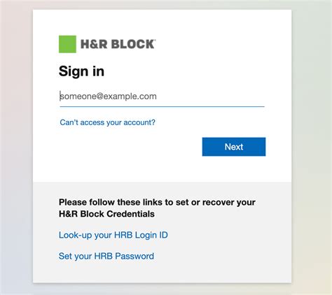 hr block dna login