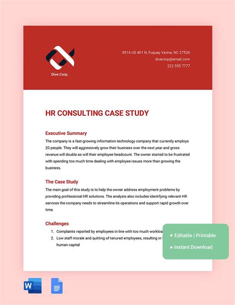 hr problems and solutions case study