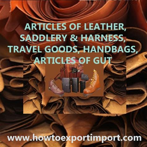 hs code for leather and leather articles