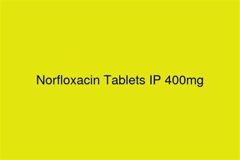 Hs Code For Norfloxacin Tablets