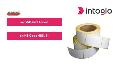 Hs Code For Printed Adhesive
