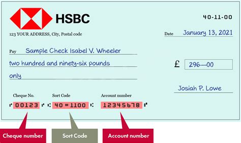 hsbc sort code 40-11-60