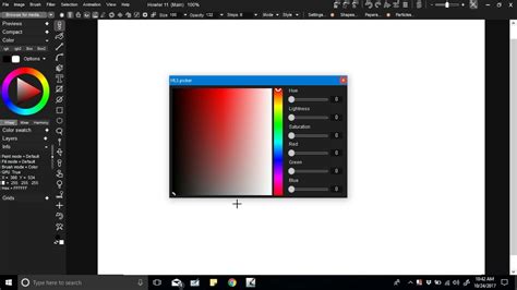 hsl color picker from image