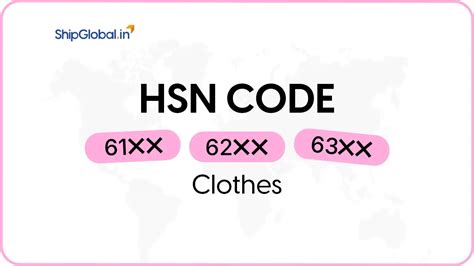 Hsn Code For Clothes