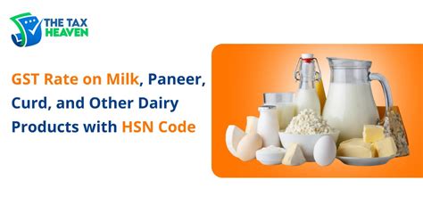 Hsn Code For Dairy Products