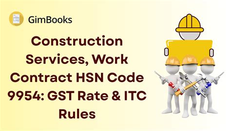 Hsn For Works Contract