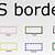 html css border