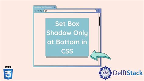 Html Box-Shadow Bottom