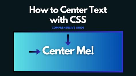 Html Center Text With Background Color