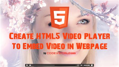 Html Code For Video Player With Controls